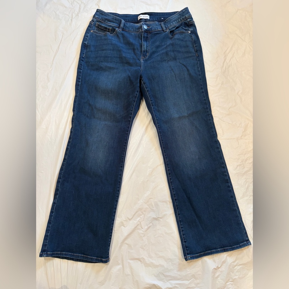 Lane Bryant Jeans Women's 18 Blue Dark Wash Curvy Fit High Rise Boot Flex